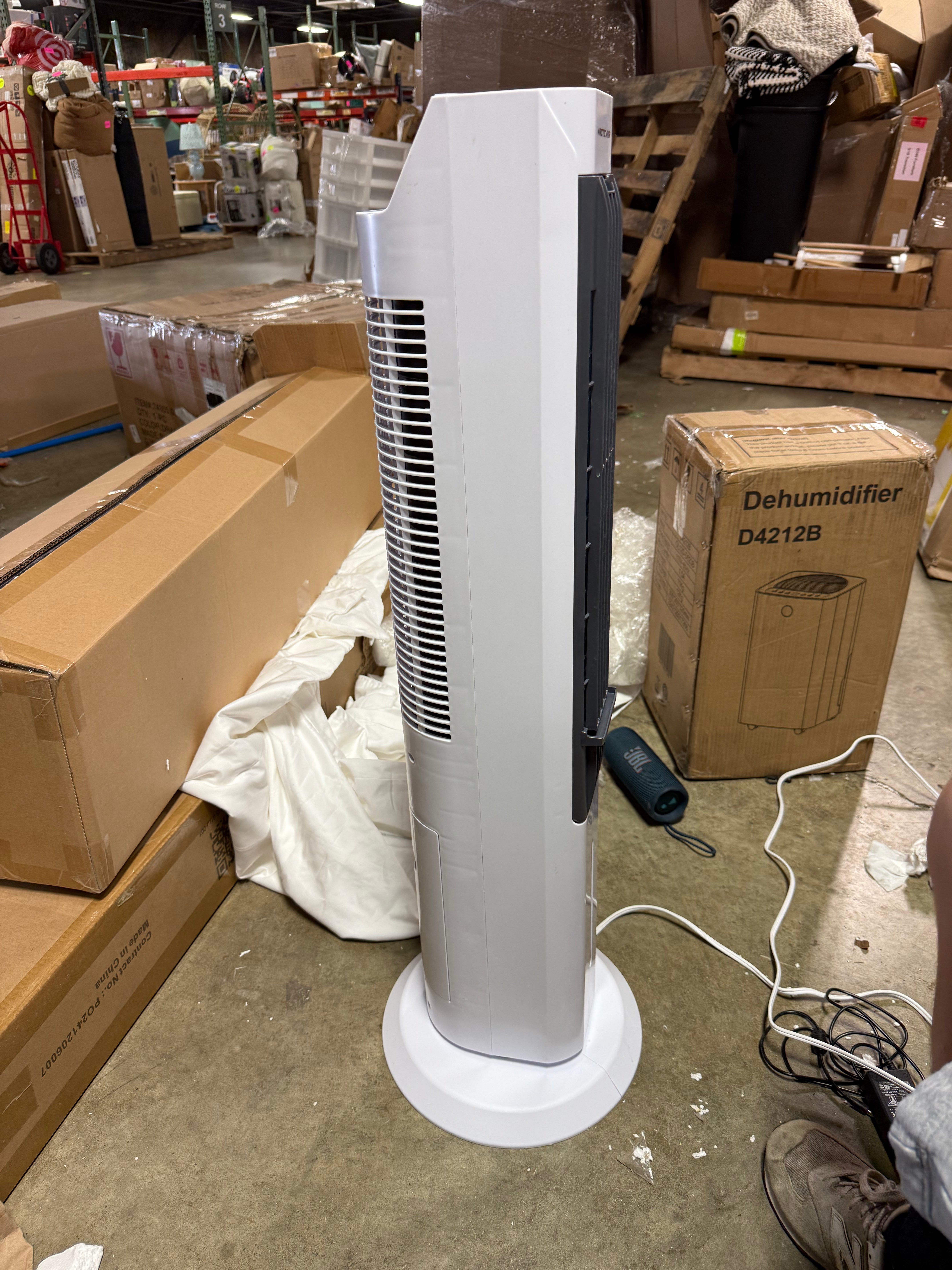 Tower + Indoor Evaporative Cooler with Oscillating and Quiet Fan Function