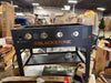 Omnivore Propane Griddle Combo, 4 Burners, Outdoor BBQ Grill Stove, Powder Coated Steel, Cooking Top, Black