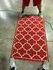 Thornhill Geometric Outdoor Rug Red/Ivory 3'3