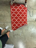 Thornhill Geometric Outdoor Rug Red/Ivory 3'3