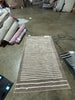 Washable Knitted Stripe Accent Rug 2'6