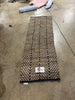 Handloom Chevron Runner Rug Black Abstract Pattern 2'4