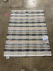 Check Striped Chindi Handwoven Area Rug 4'x5'6