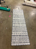 Washable Luna Aztec Diamond Printed Rug Black 2'4