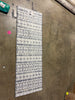 Washable Luna Aztec Diamond Printed Rug Black 2'4