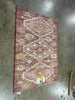 Southbury Washable Printed Diamond Persian Style Rug Rust 4'x6'