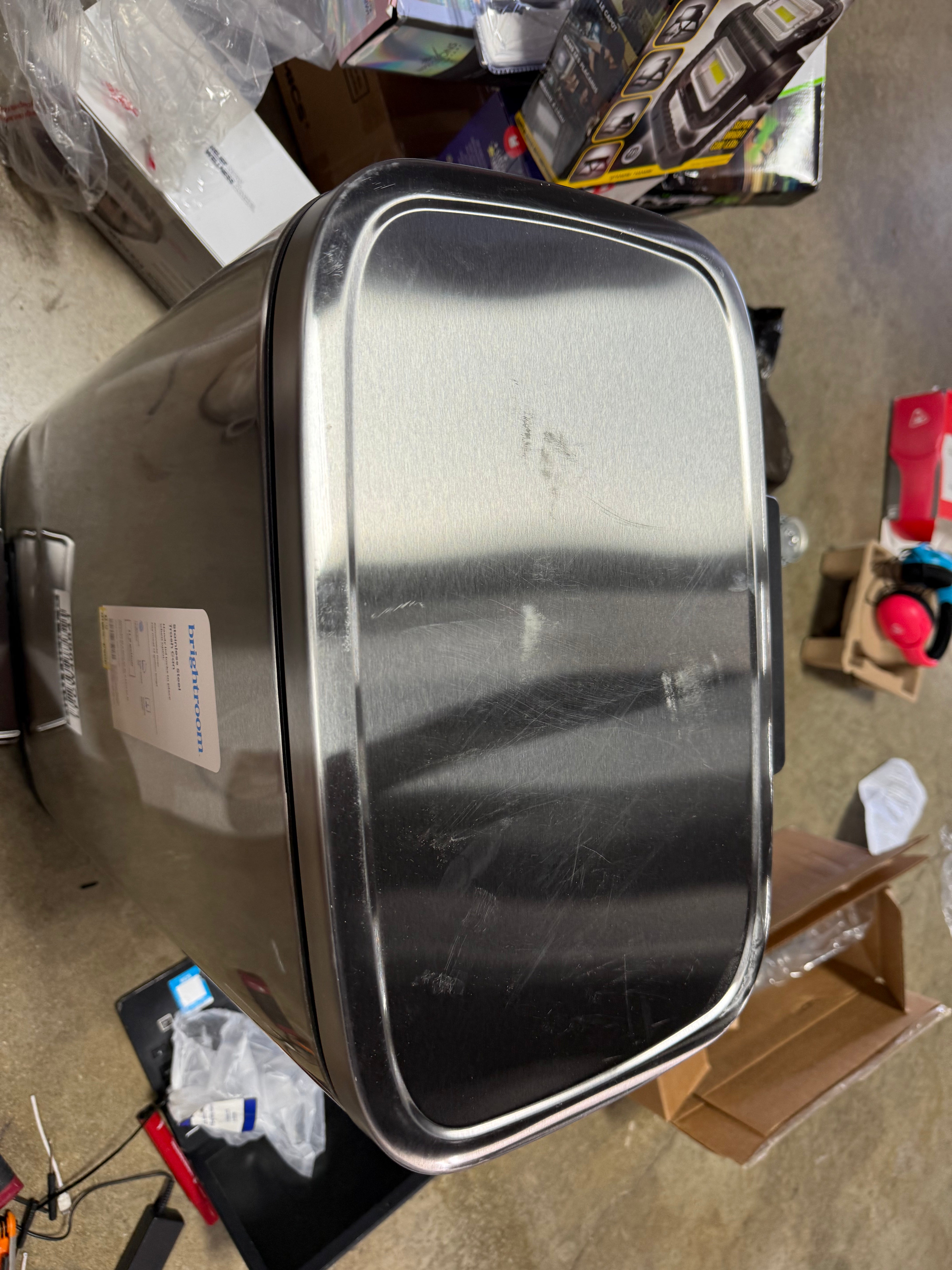 Rectangular Step Trash Can