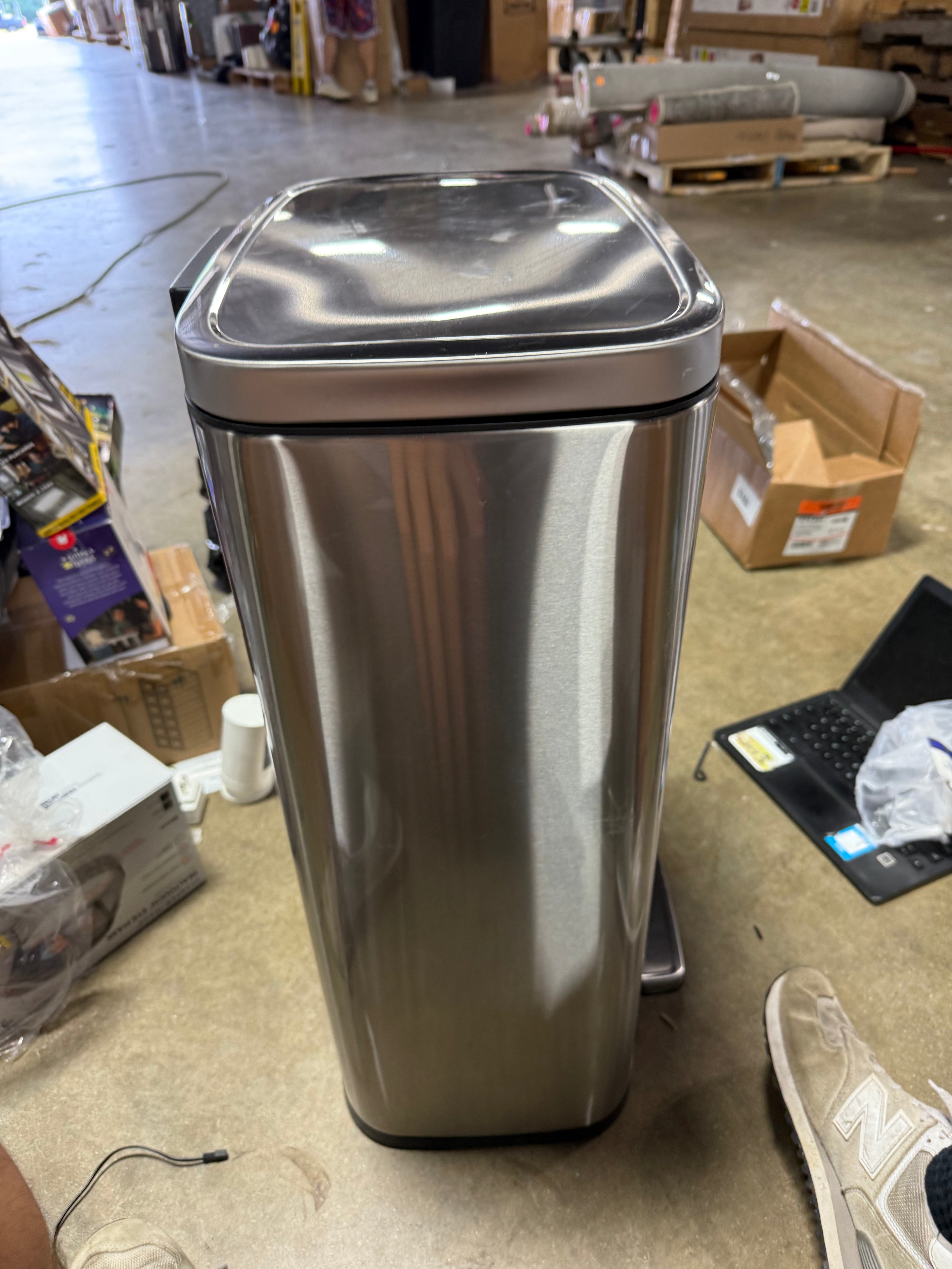 Rectangular Step Trash Can