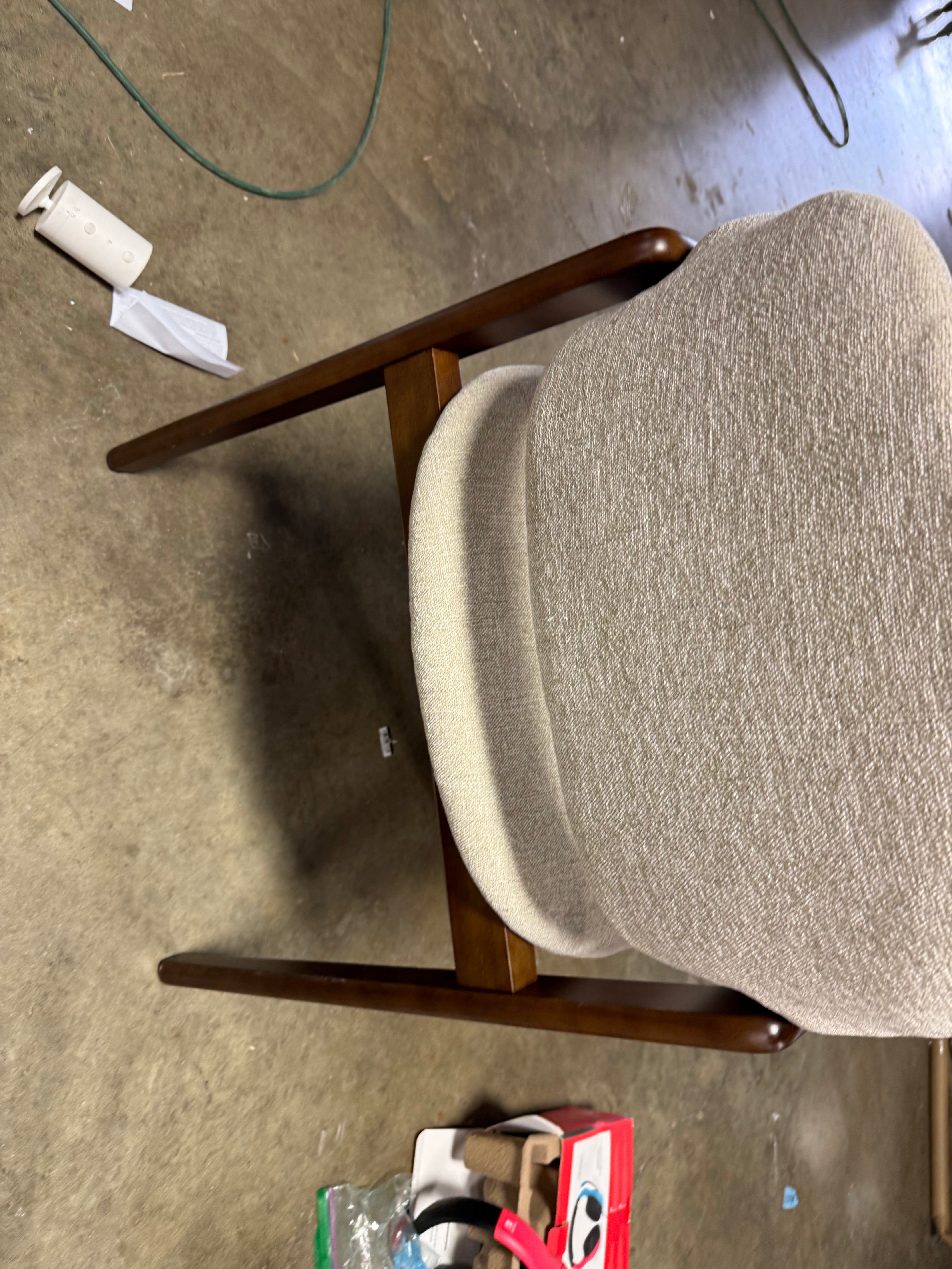 Ingleside Open Back Upholstered Wood Frame Dining Chair
