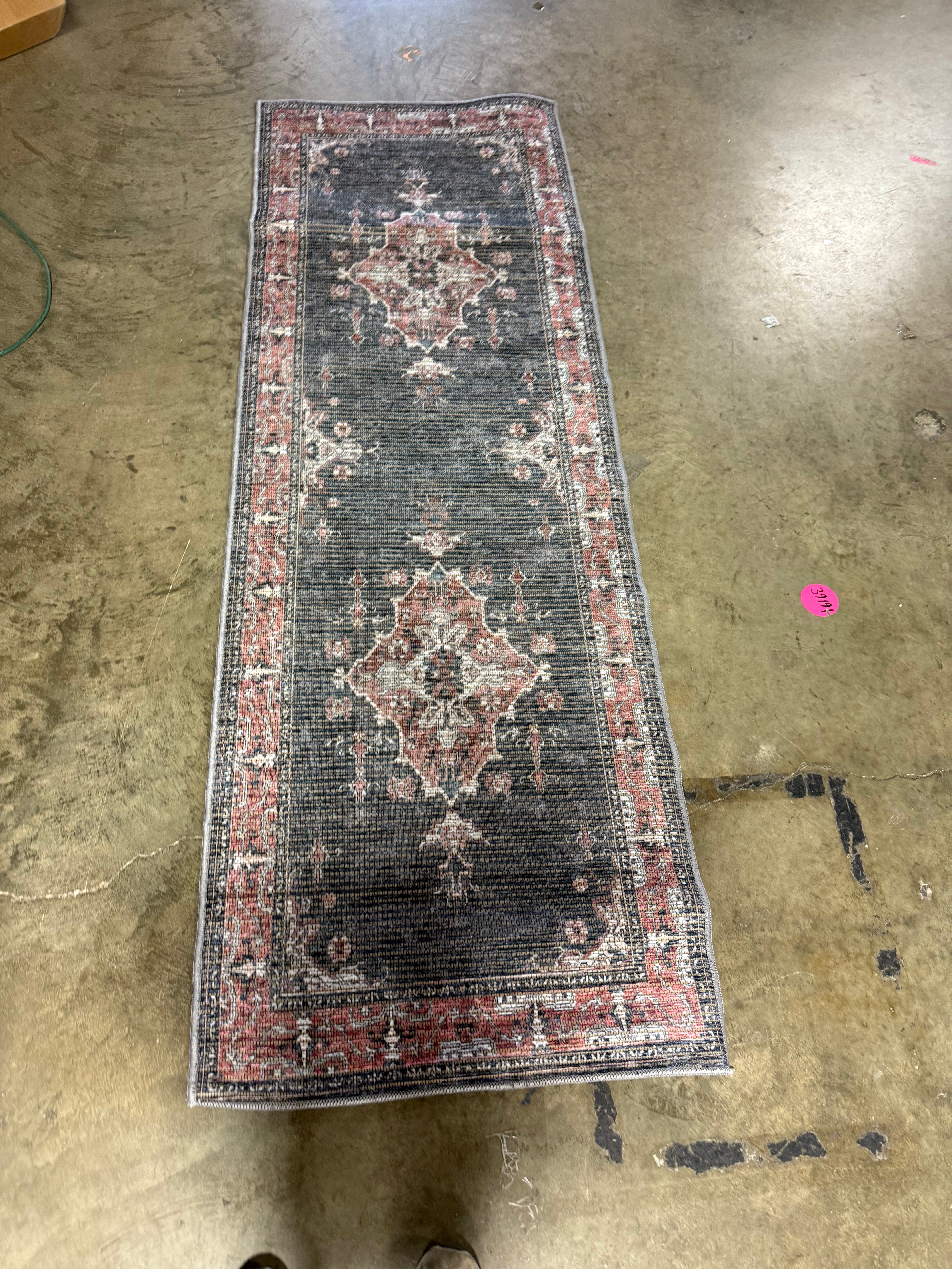 Wild Orchid Machine Washable Area Rug 2' 8" x 8'