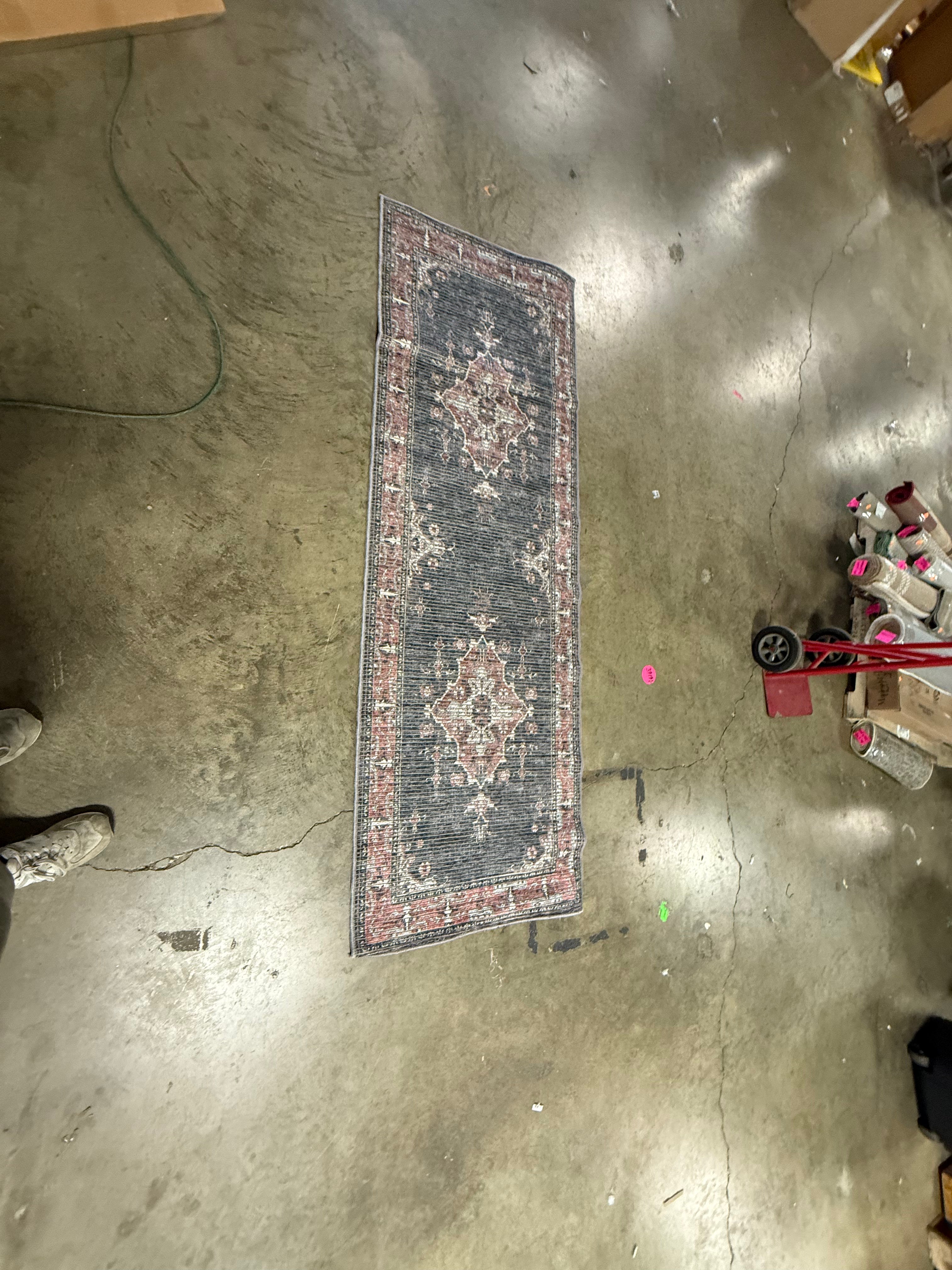 Wild Orchid Machine Washable Area Rug 2' 8" x 8'