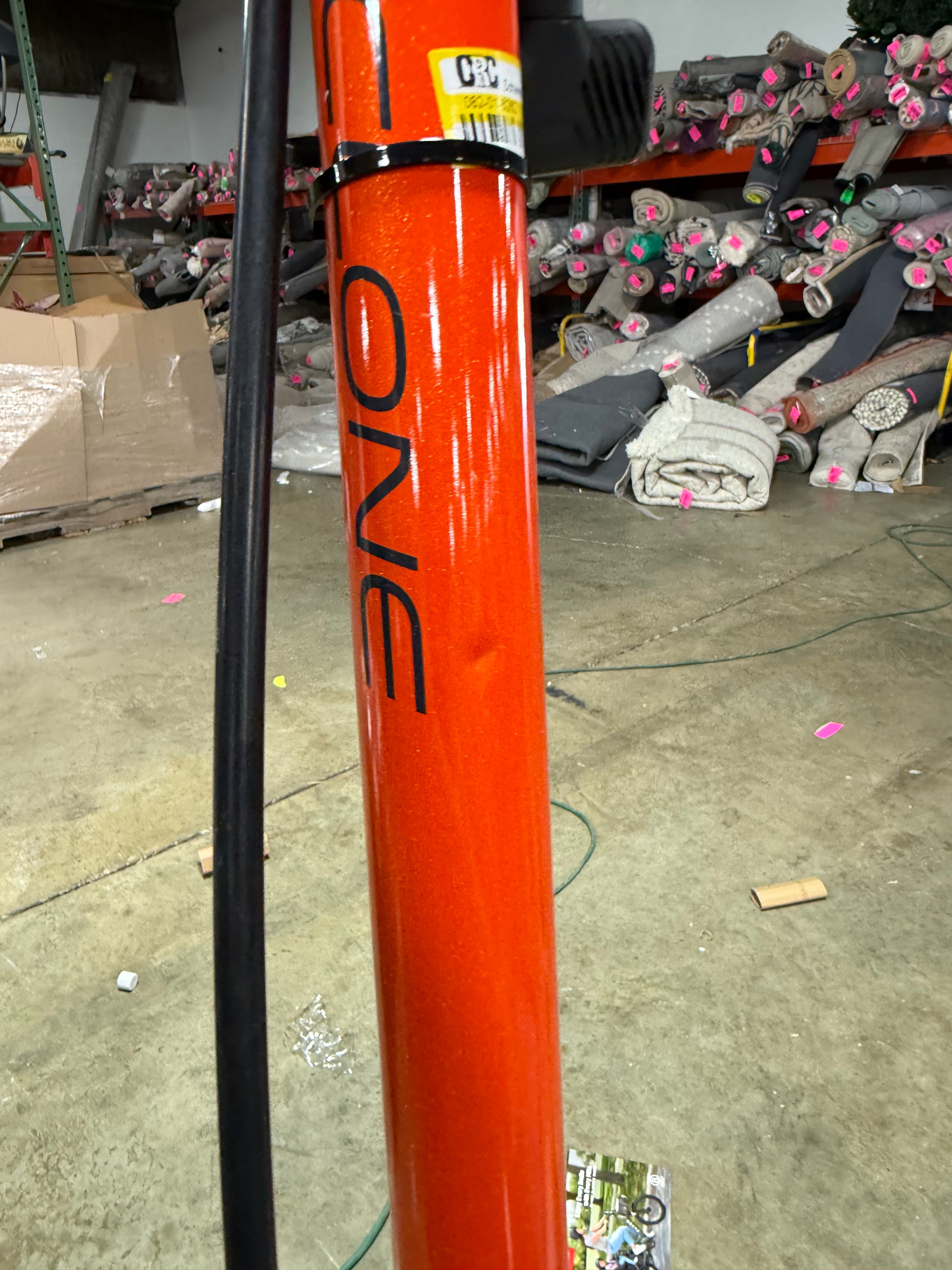 Cyclone Tire Floor Pump - Orange