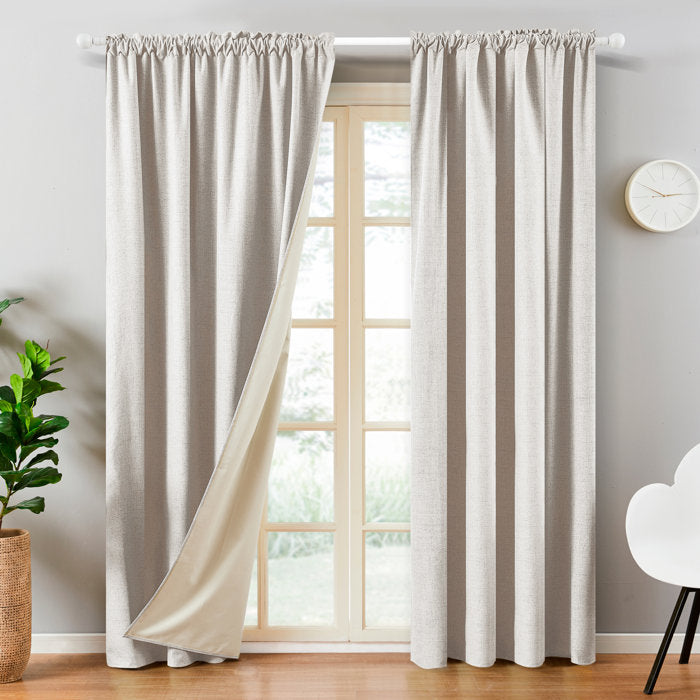 Bhargav Polyester Max Blackout Curtain Pair (Set of 2)