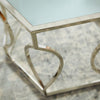 Bianca Glass Frame End Table
