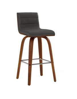 Biance Solid Wood Swivel Bar & Counter Stool