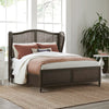 Biebel Solid Wood Wingback Headboard, Queen