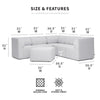 Big Joe Sectional 6 Piece Set