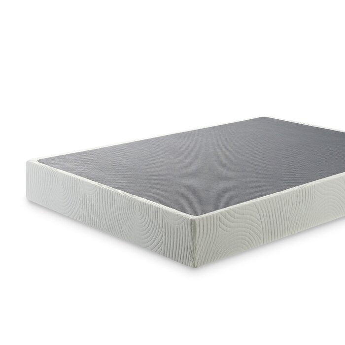 Bilger 8.86'' Queen Metal Box Spring, White