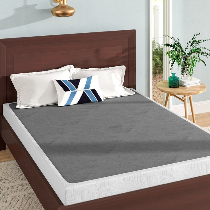 Bilger 8.86'' Queen Metal Box Spring, White