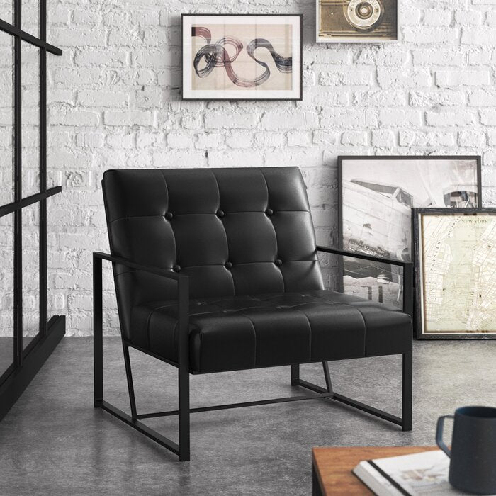 Billings Vegan Leather Armchair
