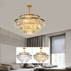 Bircheat 12 - Light Crystal Dimmable Tiered Chandelier