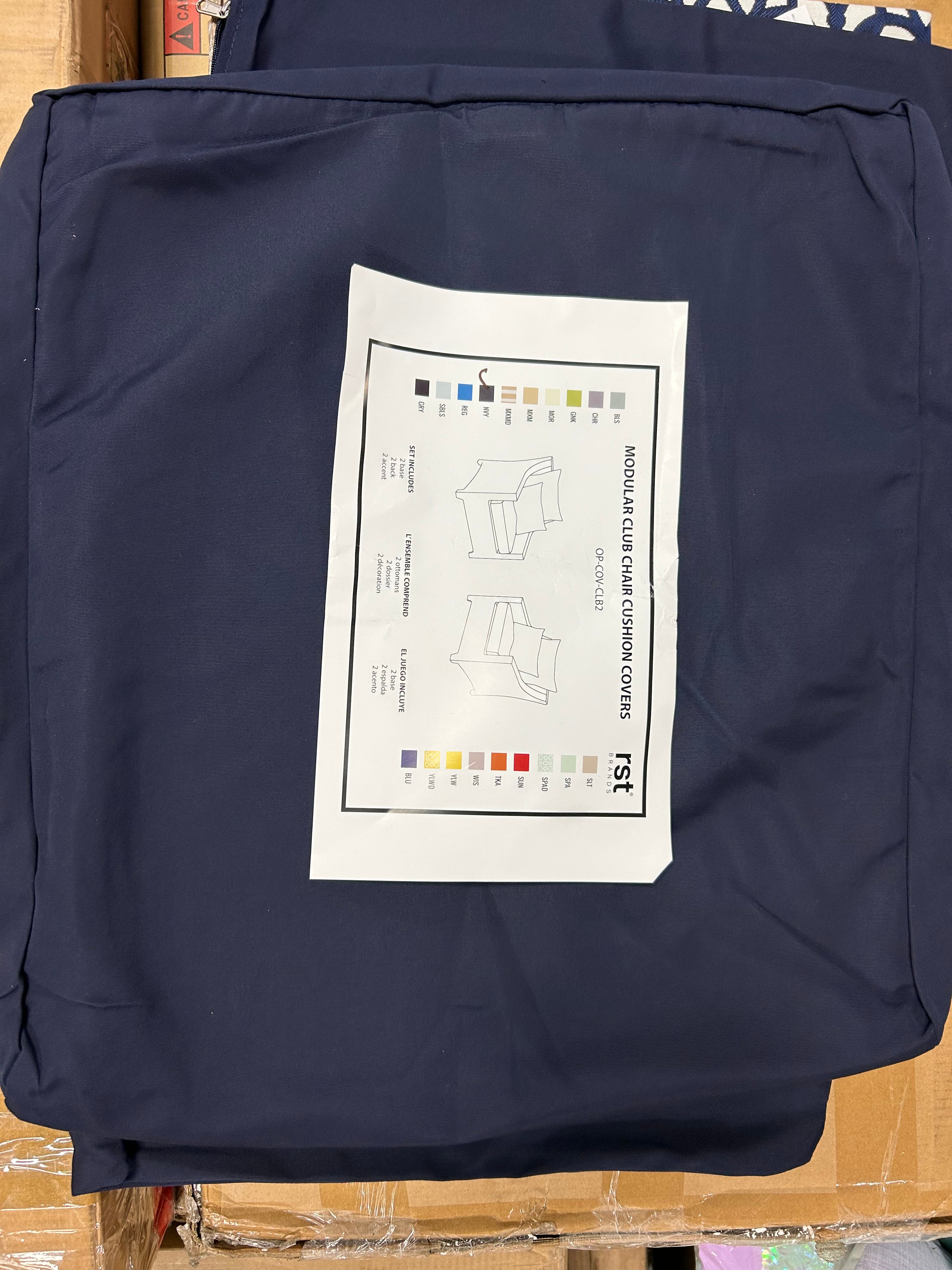 Modular Club Chair Cushion Covers