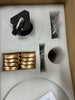 Modern Gold LED Ceiling Fan 6-Speed Reversible Chandelier