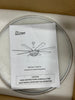 Modern Gold LED Ceiling Fan 6-Speed Reversible Chandelier
