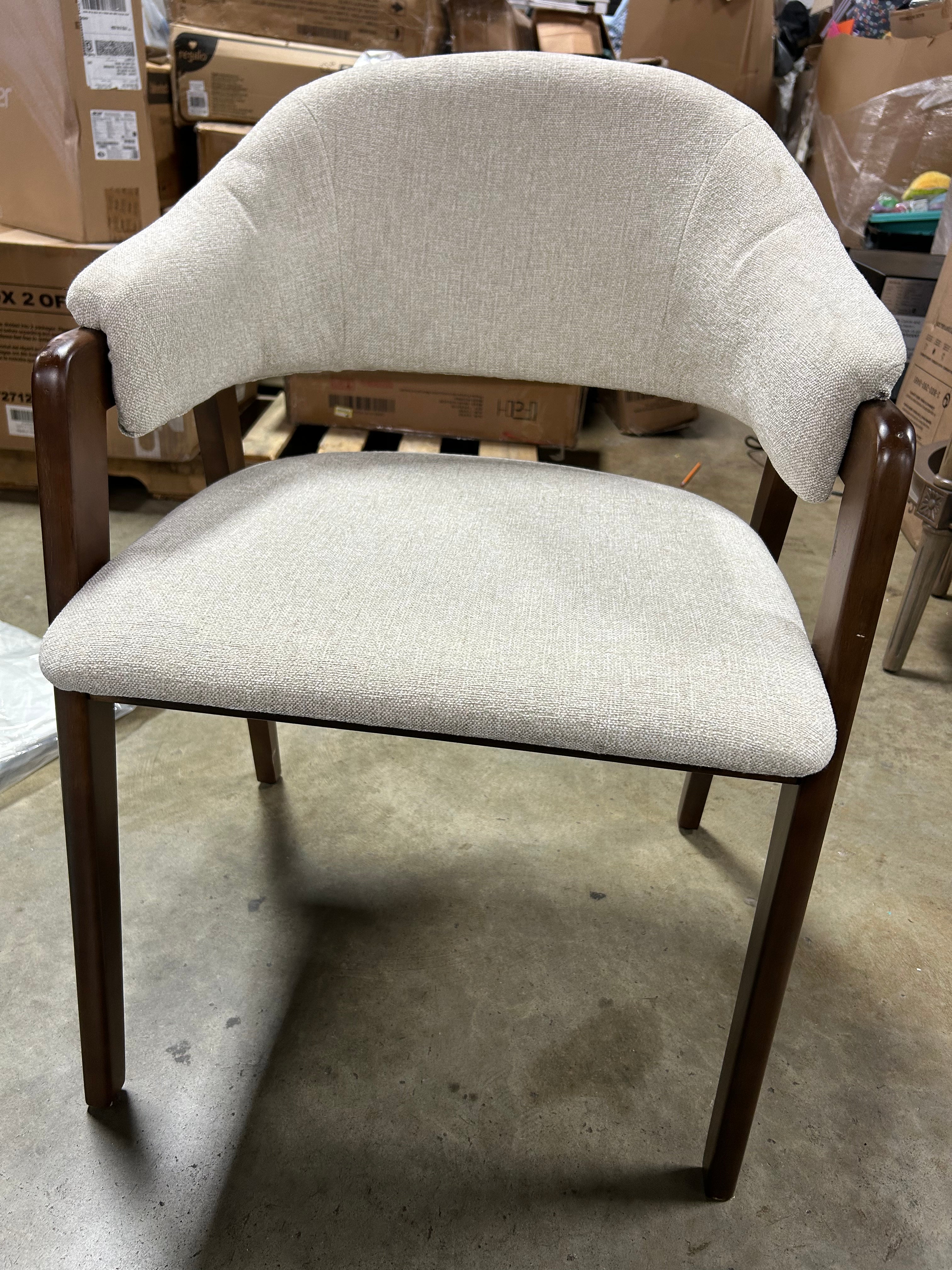 Ingleside Open Back Upholstered Wood Frame Dining Chair
