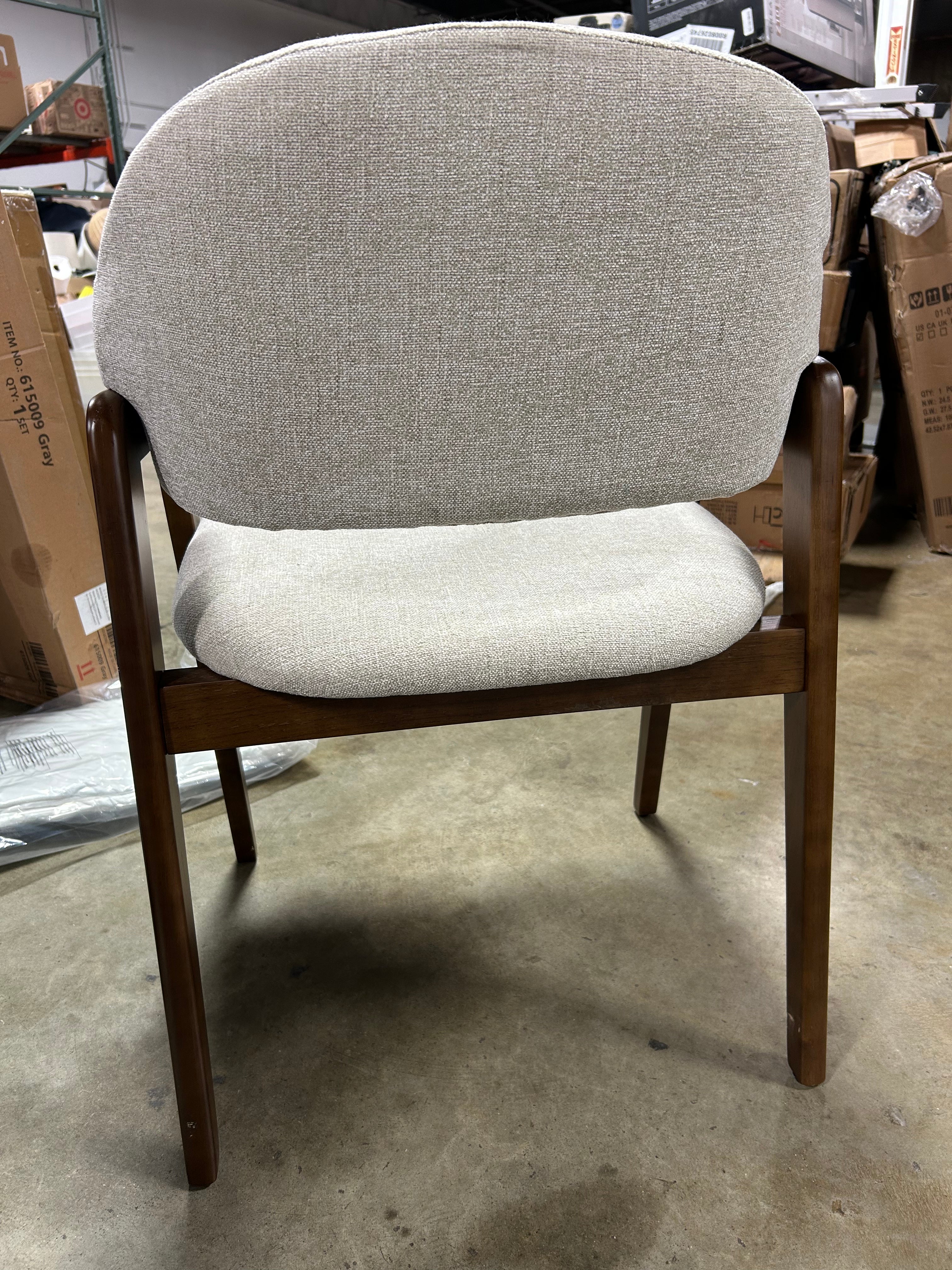 Ingleside Open Back Upholstered Wood Frame Dining Chair