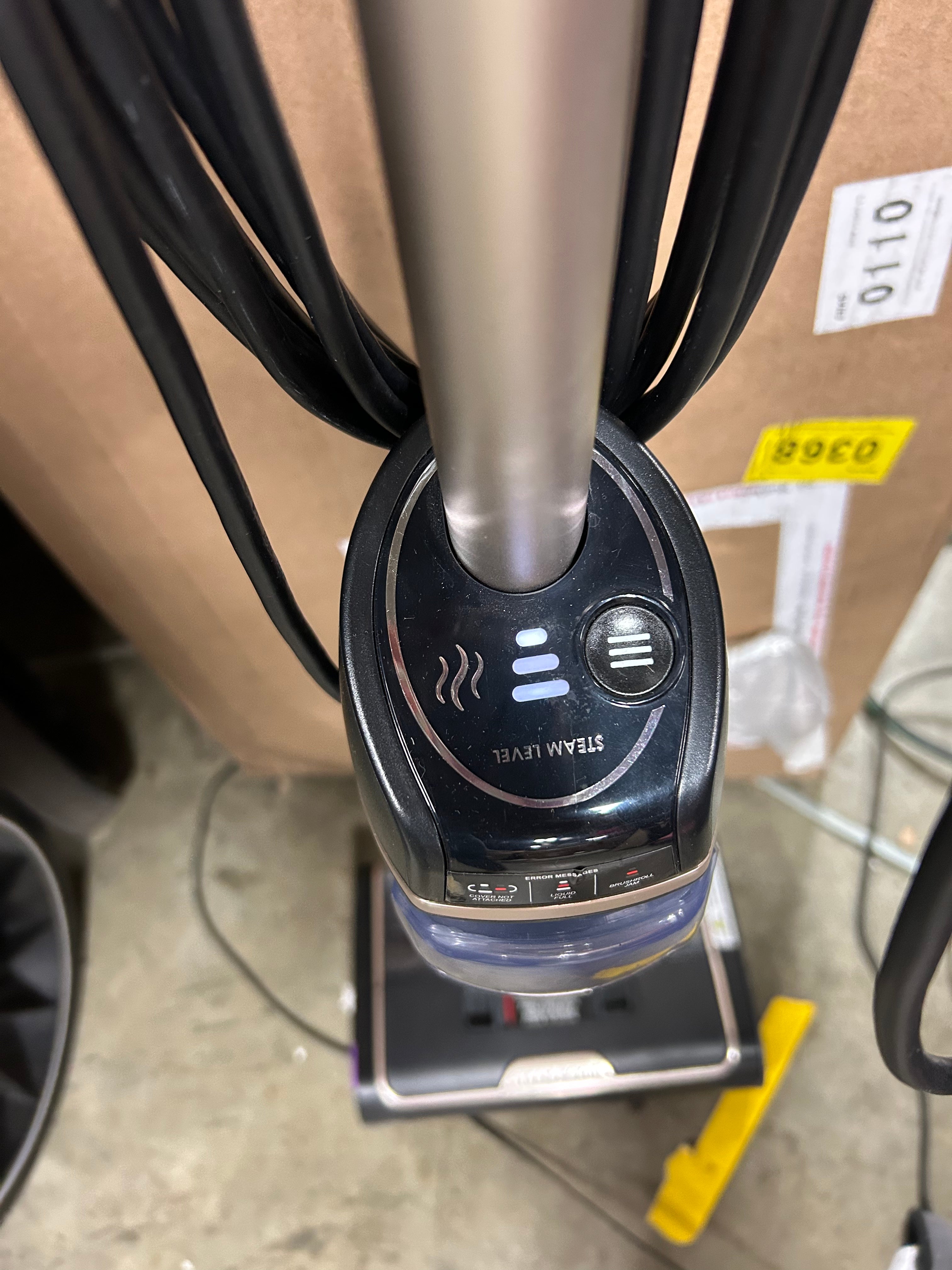 3-in-1 Steam Mop Pickup Debris, Deep Scrubs, Steam, and Sanitizes Sealed Hard Floors Black
