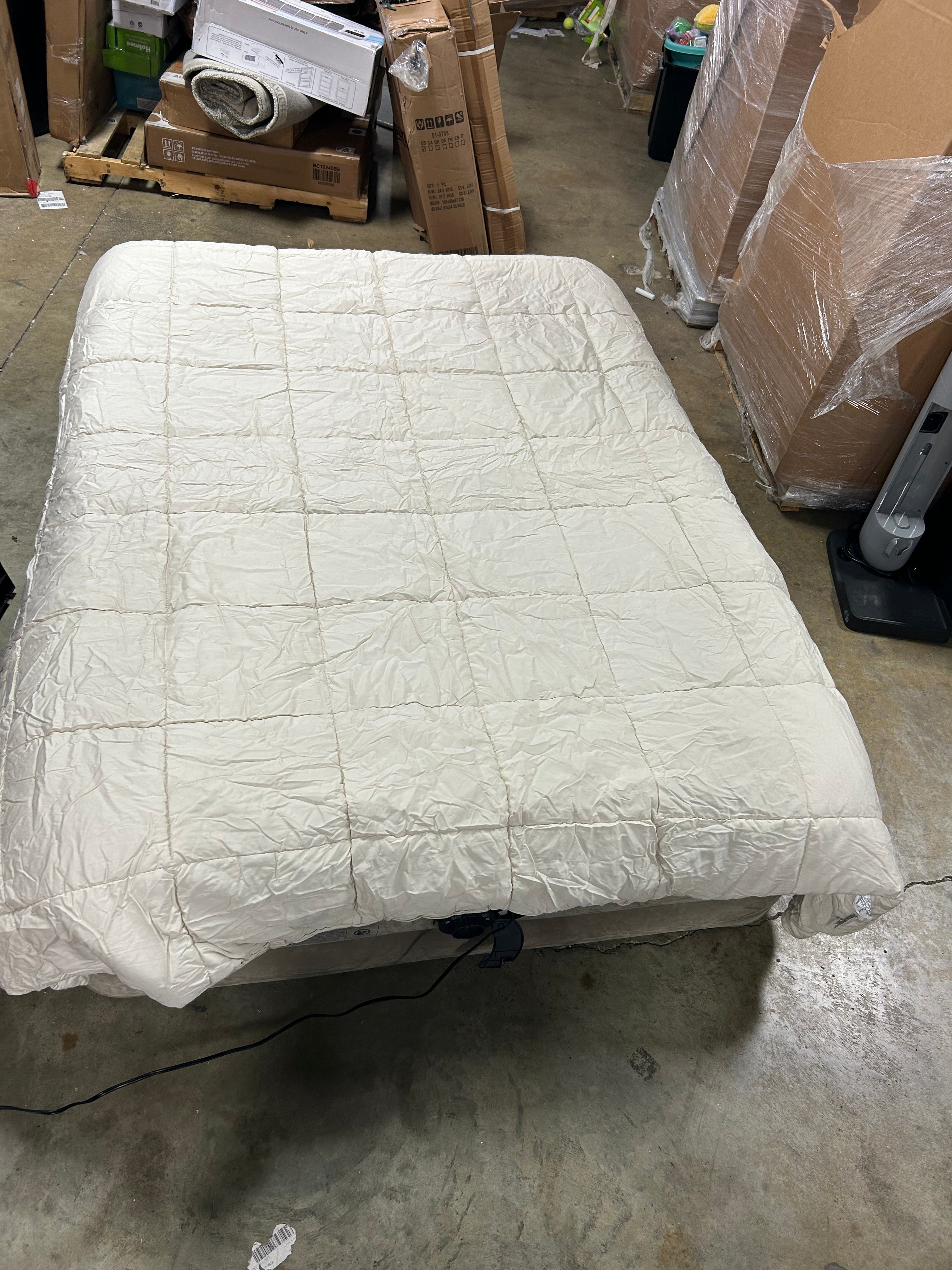 Heavyweight Linen Blend Comforter & Sham Set Full/Queen