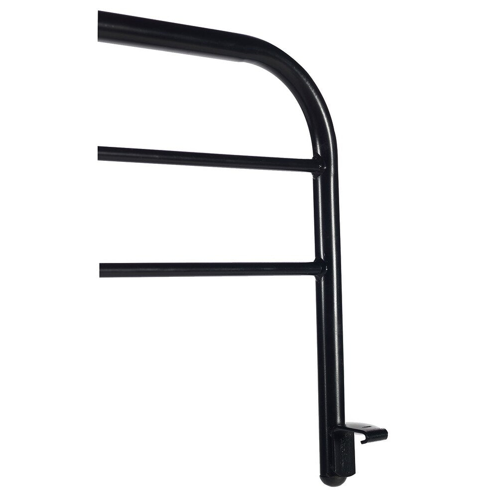 Blantex Long Steel Hook-on Bunk Bed Guardrail - Black
