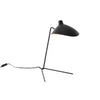 Black Steel Frame Table Lamp With Aluminum Shade
