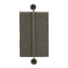 Wood Industrial Wall Mirror - Black