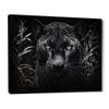 Black White Panther Nocturnal Majesty Scratchboard