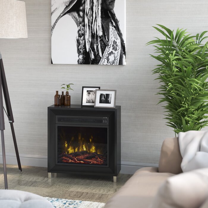 Black Bloxom Electric Fireplace