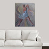 Blue Dress by Ikahl Beckford Print