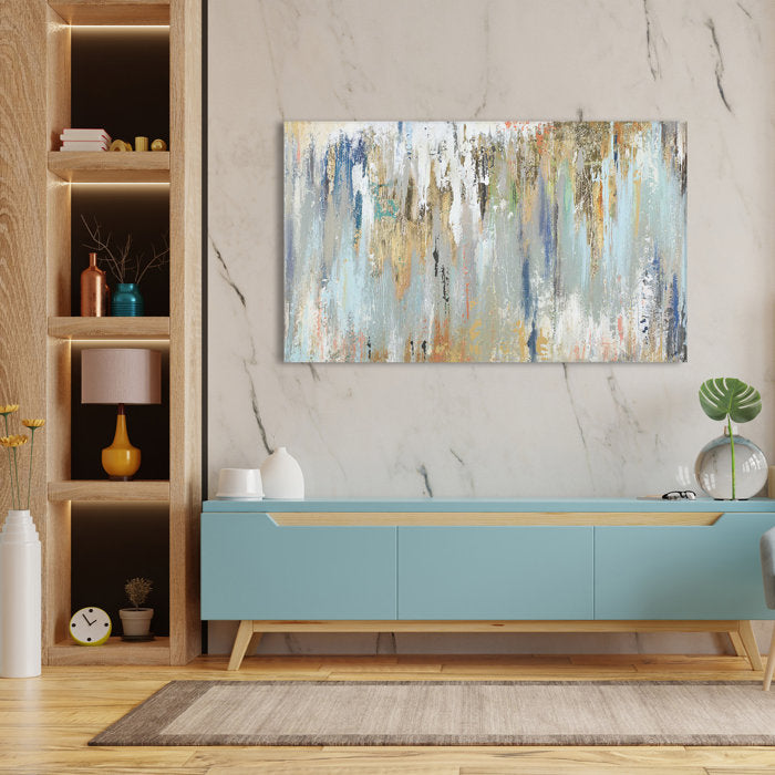 Blue Illusion - Print on Canvas