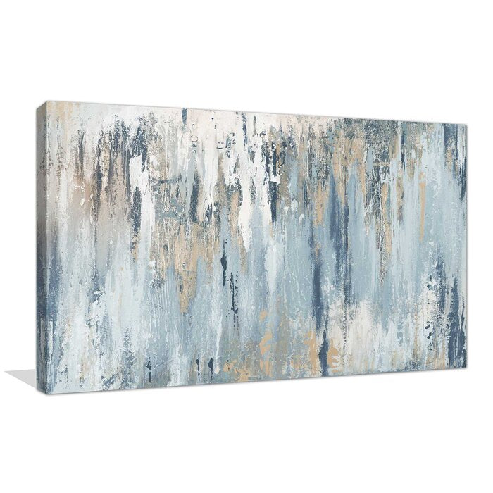 Blue Illusion - Print on Canvas