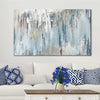 Blue Illusion - Print on Canvas