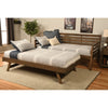 Somette Boho Daybed with Additional Pop Up Bed - Rustic Walnut - 2 BOXES