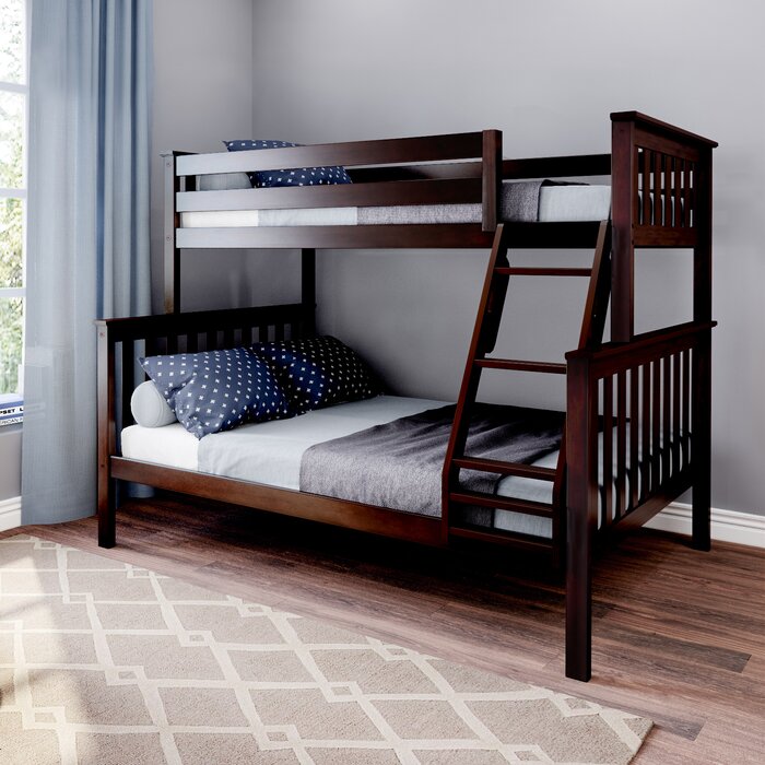 Bolles Twin Over Full Solid Wood Standard Bunk Bed