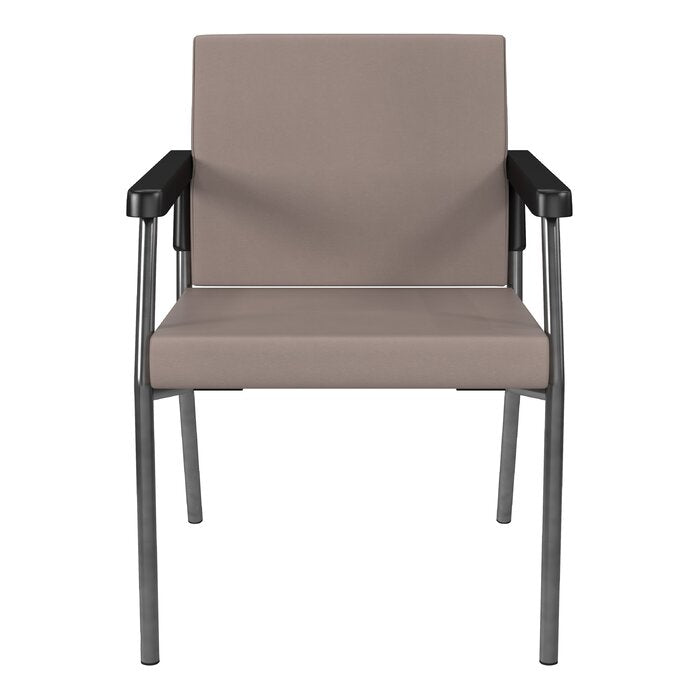 Bonifacio Vinyl Seat Waiting Room Chair with Metal Frame