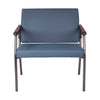 Bonifacio Vinyl Seat Waiting Room Chair with Metal Frame