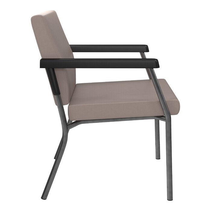 Bonifacio Vinyl Seat Waiting Room Chair with Metal Frame