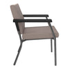 Bonifacio Vinyl Seat Waiting Room Chair with Metal Frame