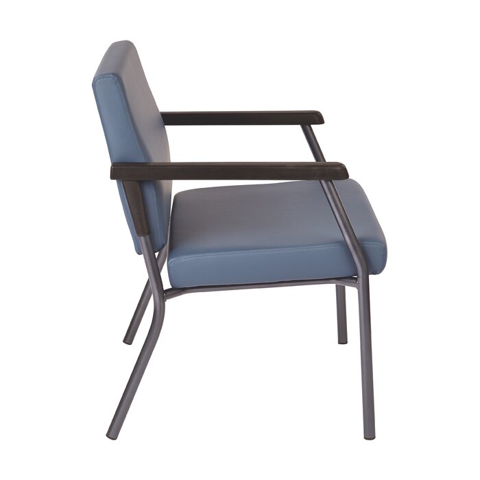 Bonifacio Vinyl Seat Waiting Room Chair with Metal Frame