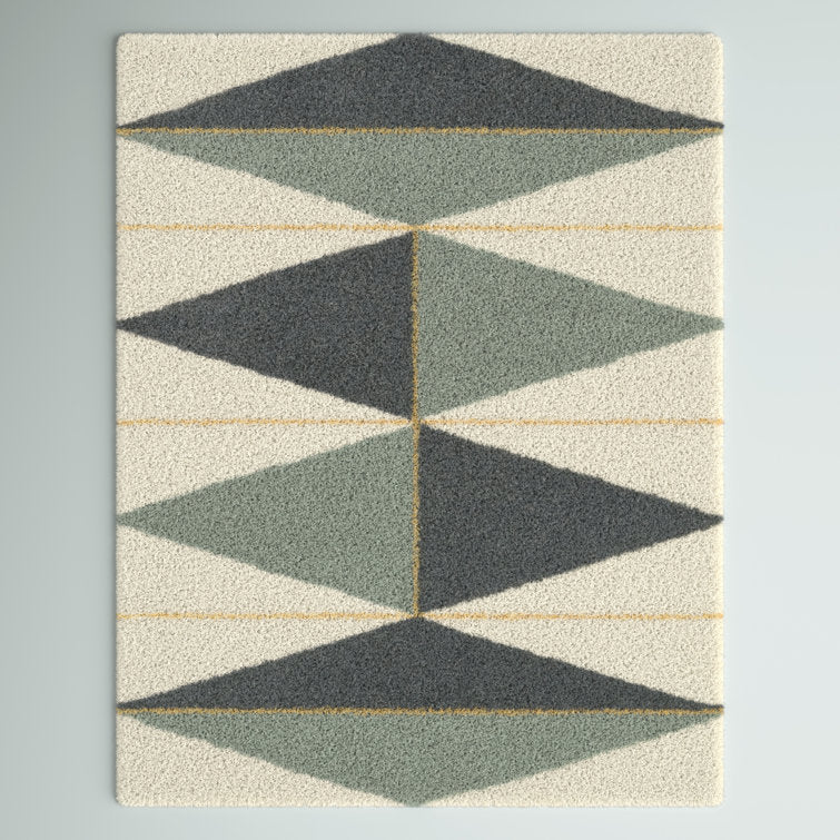 Bonifay Performance Navy/Gray Rug, Rectangle 7'10" x 10'