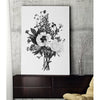 Botanical Black And White III - Graphic Art on Canvas